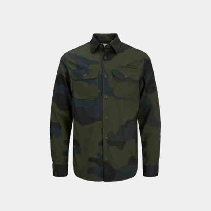 Hommes Jack & Jones | Jjdarren Camo Shirt Ls