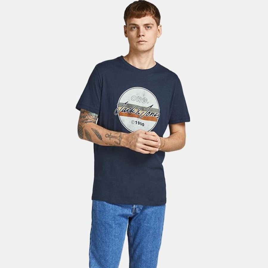 Hommes Jack & Jones | Jorbrady Tee Ss Crew Neck Sn