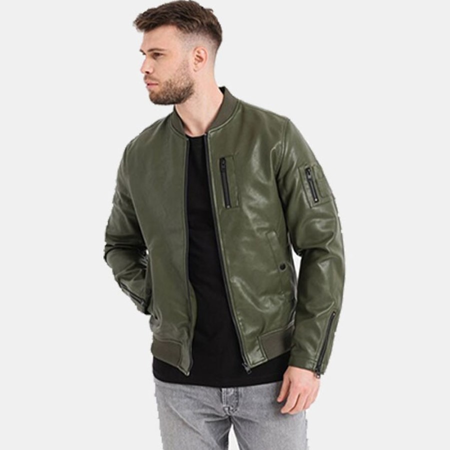 Hommes Jack & Jones | Jcotom Pu Bomber