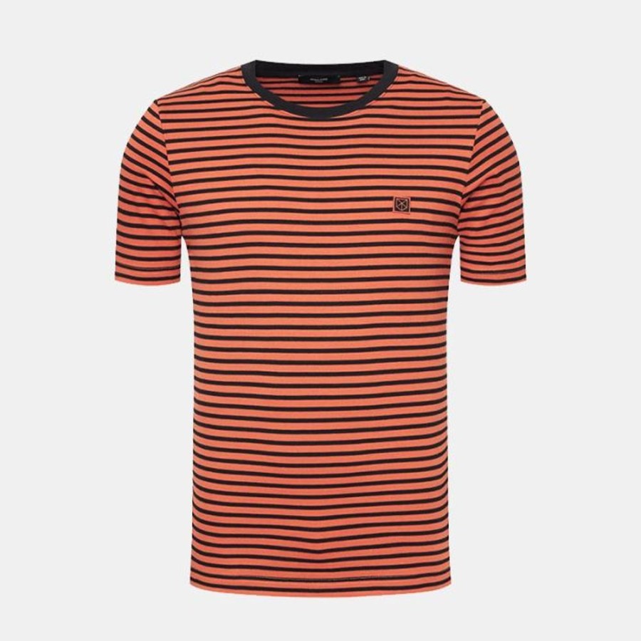 Hommes Jack & Jones | Jprblastudio Ss Tee Stripe Ltn