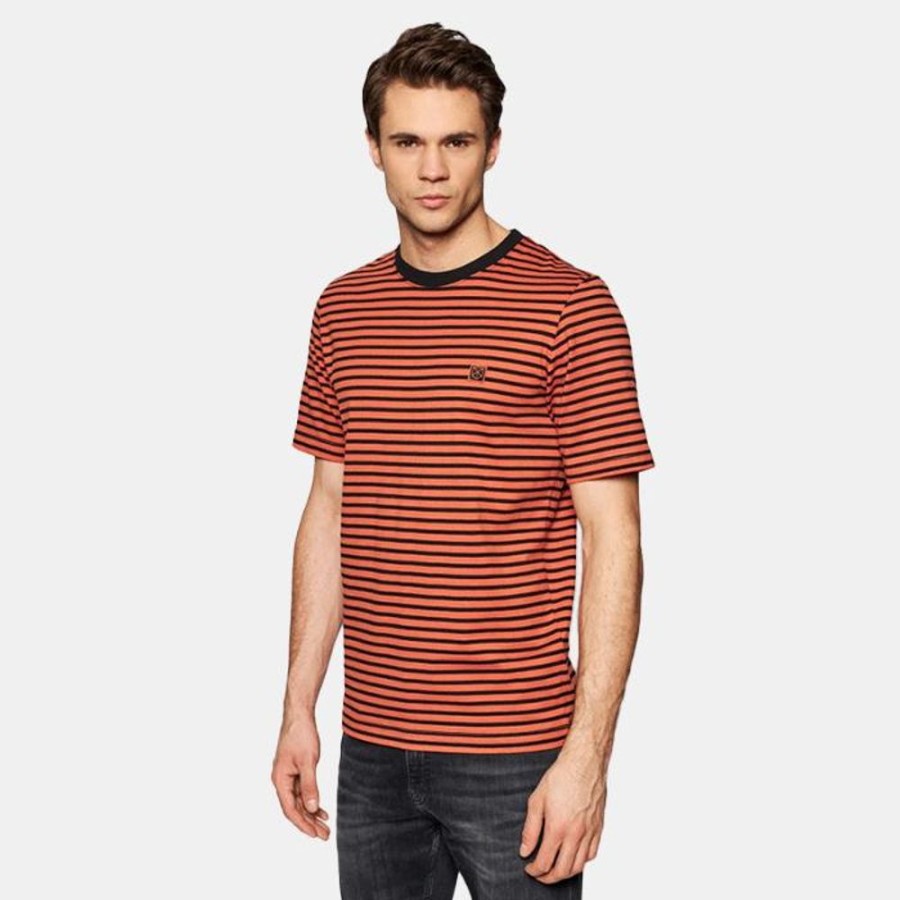 Hommes Jack & Jones | Jprblastudio Ss Tee Stripe Ltn