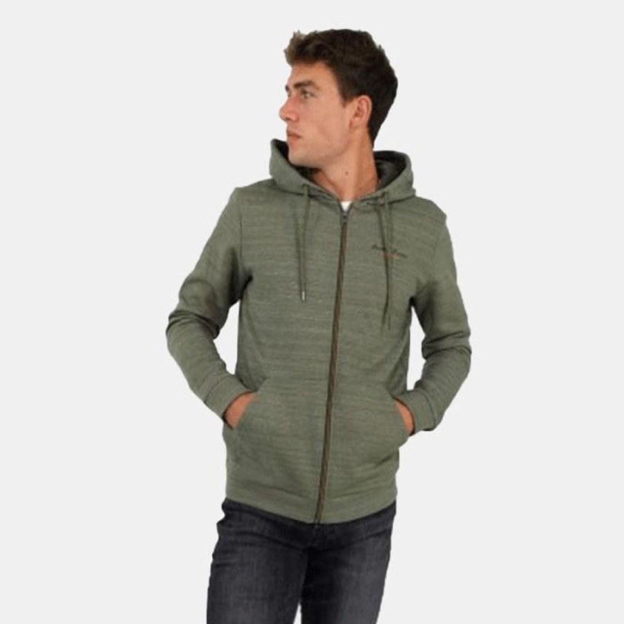 Hommes Jack & Jones | Jcoberg Sweat Zip Hood Noos