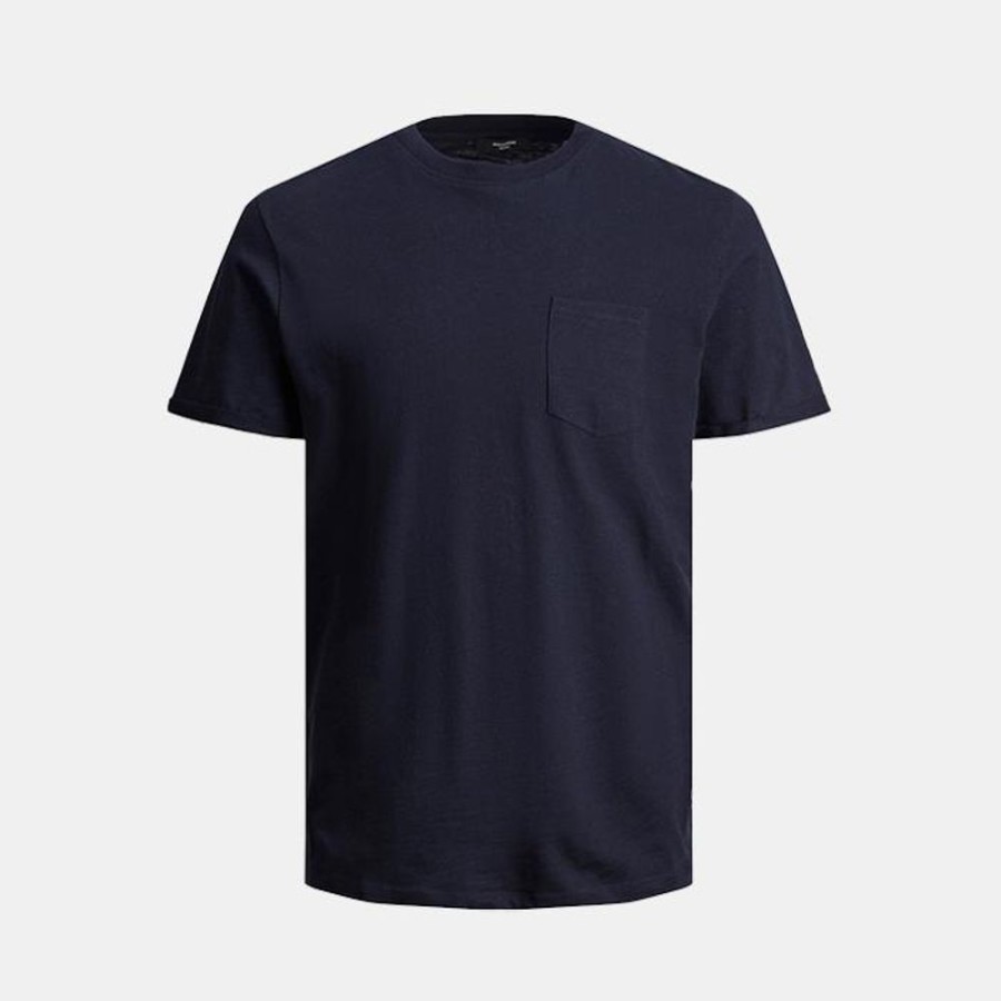 Hommes Jack & Jones | Jprblatropic Solid Ss Tee Crew Neck Sn