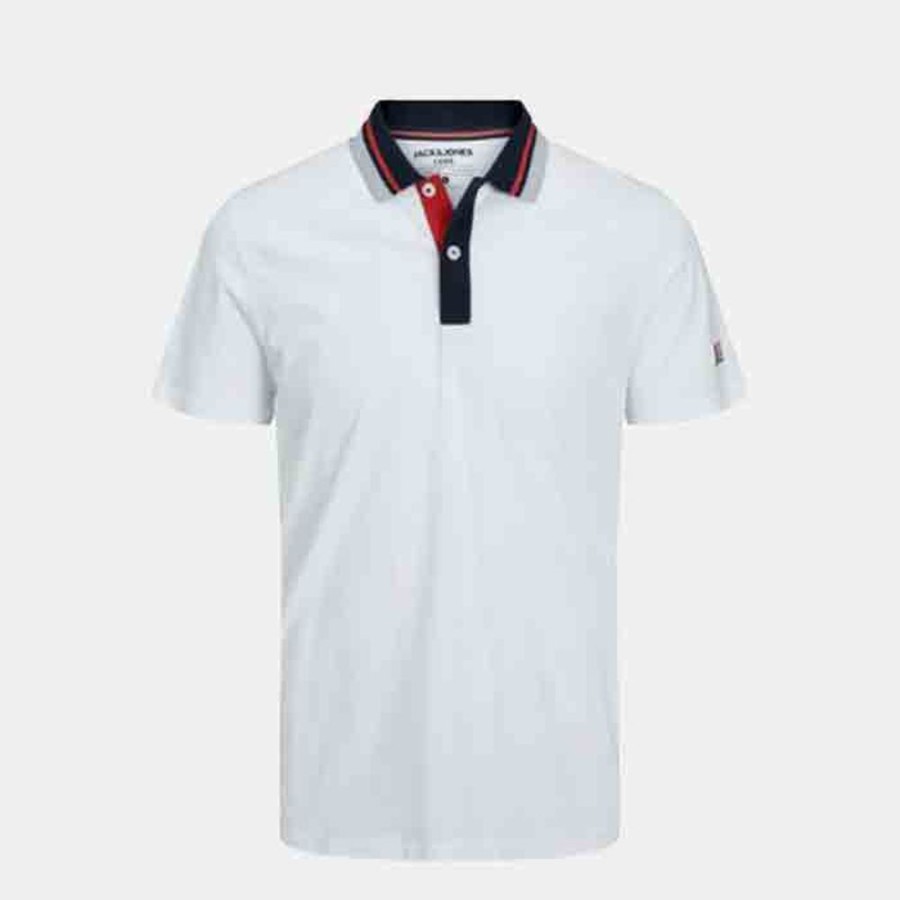 Hommes Jack & Jones | Jcologan Melange Polo Ss