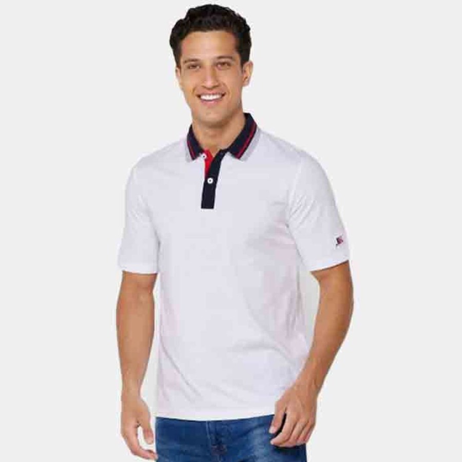 Hommes Jack & Jones | Jcologan Melange Polo Ss