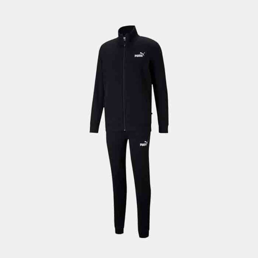 Hommes Puma | Clean Sweat Suit Fl Puma Black