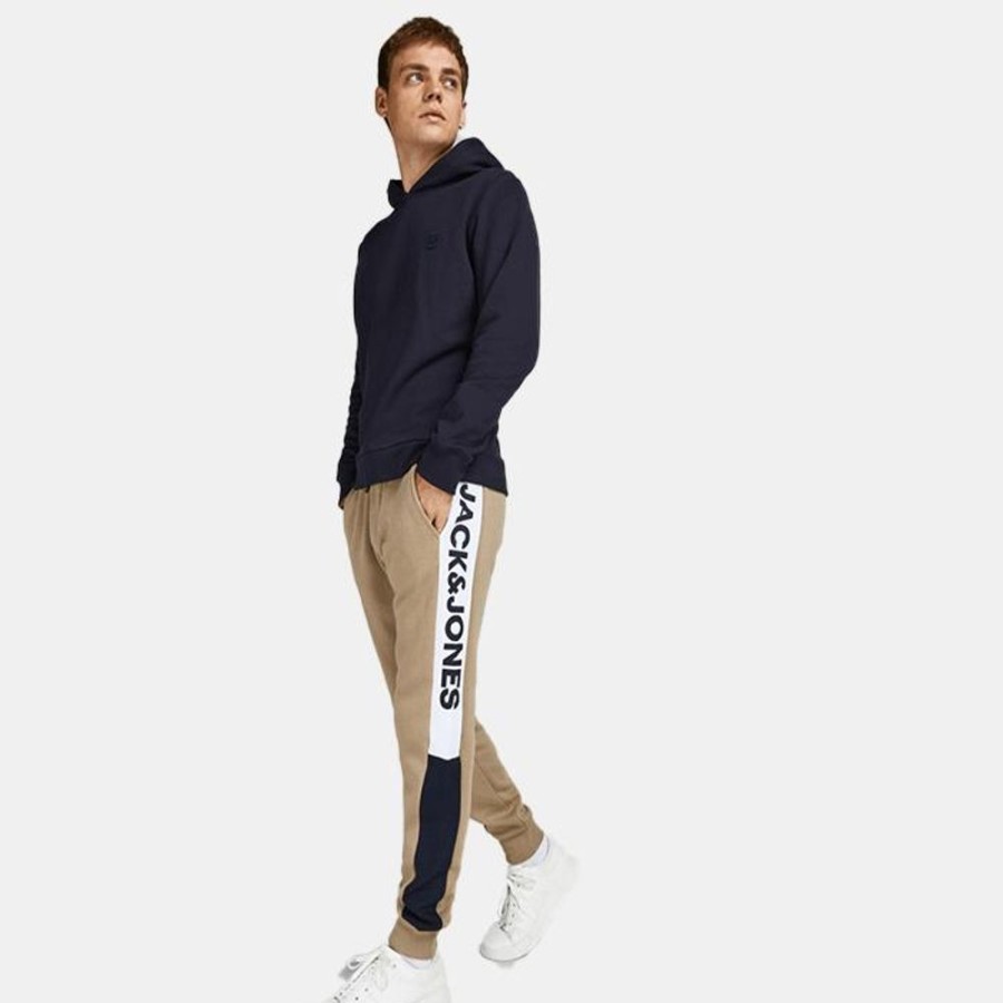 Hommes Jack & Jones | Jpstwill Logo Jjblocking Swt P. Vg Noos