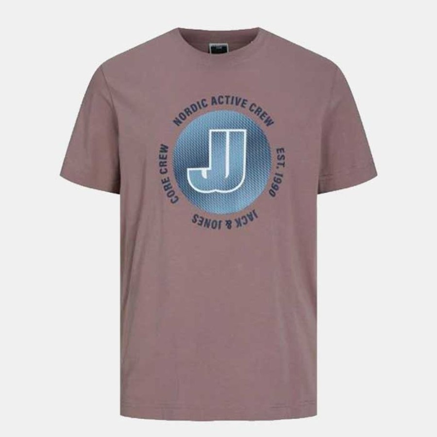 Hommes Jack & Jones | Jcoarc Logo Tee Ss Crew Neck