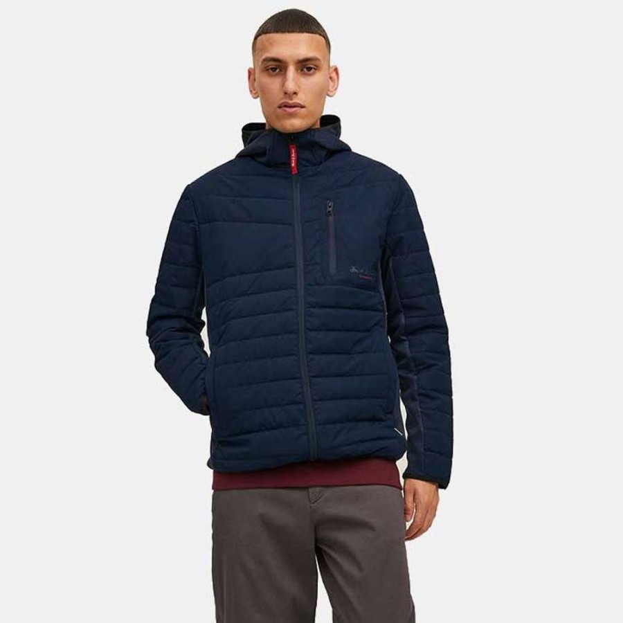 Hommes Jack & Jones | Jcoberg Hybrid Jacket Ln