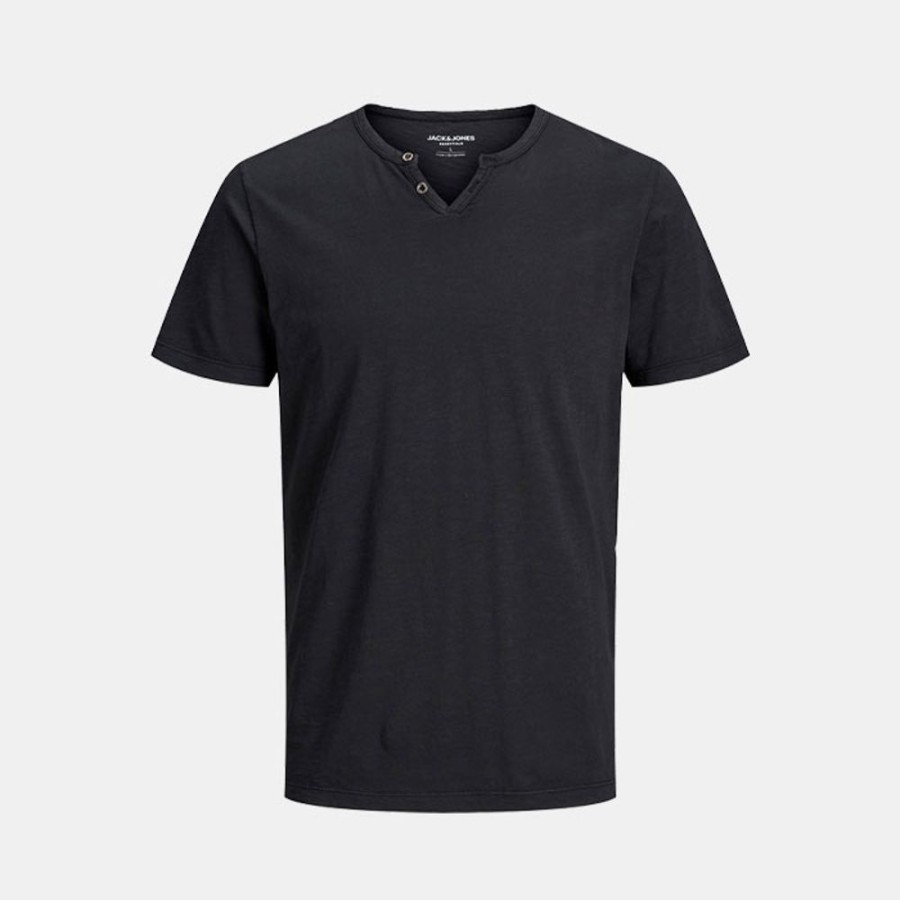 Hommes Jack & Jones | Jjesplit Neck Tee Ss Noos