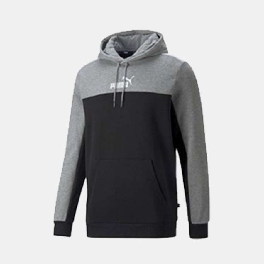 Hommes Puma | Ess+ Block Hoodie Fl