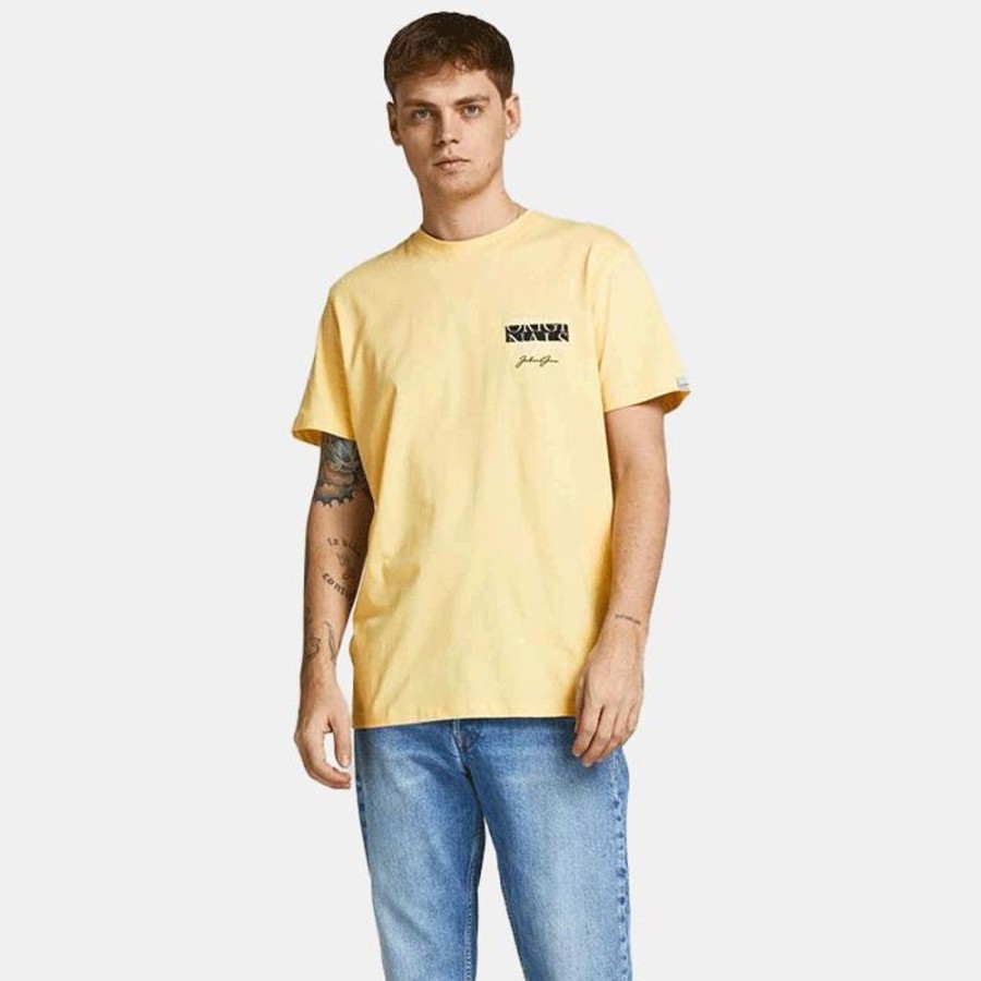 Hommes Jack & Jones | Jorblocks Smallscale Tee Ss Crew Neck