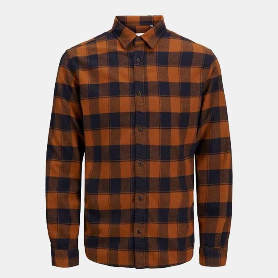 Hommes Jack & Jones | Jjplain Autumn Buffalo Shirt Ls