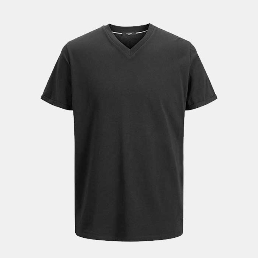 Hommes Jack & Jones | Jprblalogo Spring Tee Ss V-Neck