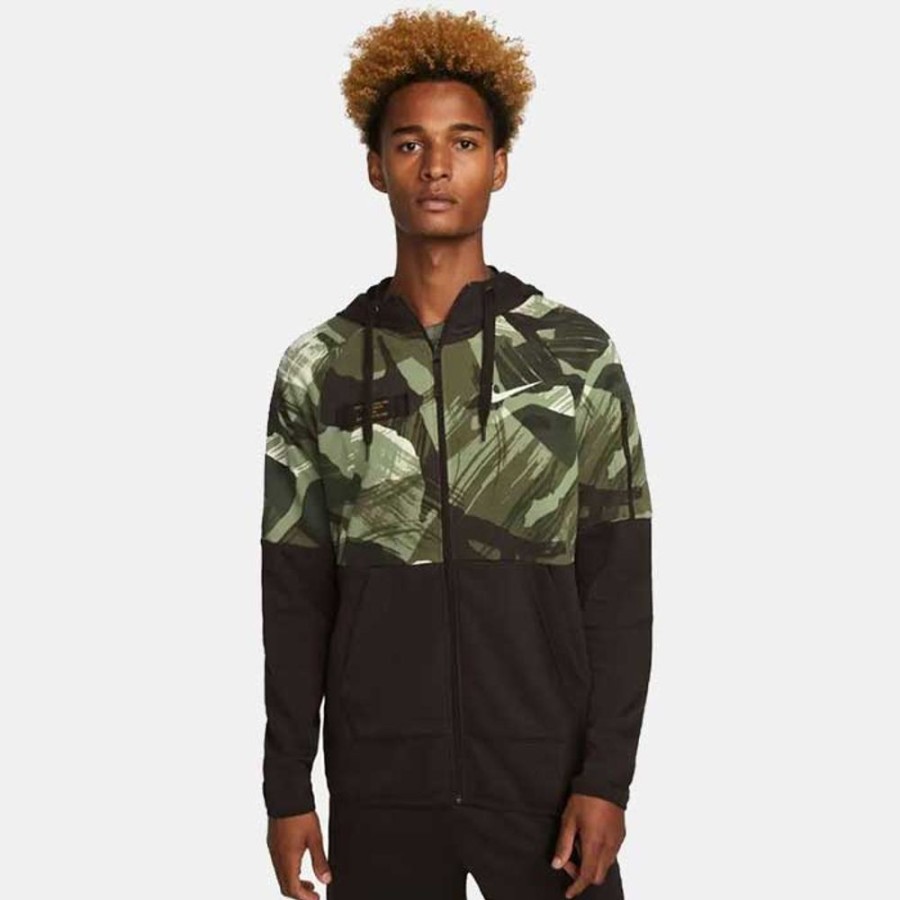 Hommes Nike | M Nk Df Flc Hd Fz Camo