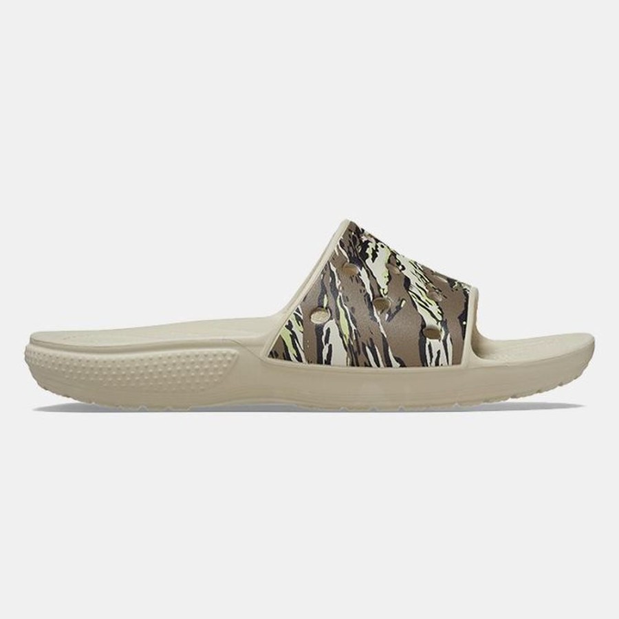 Hommes CROCS | Classic Crocs Printed Camo Sld