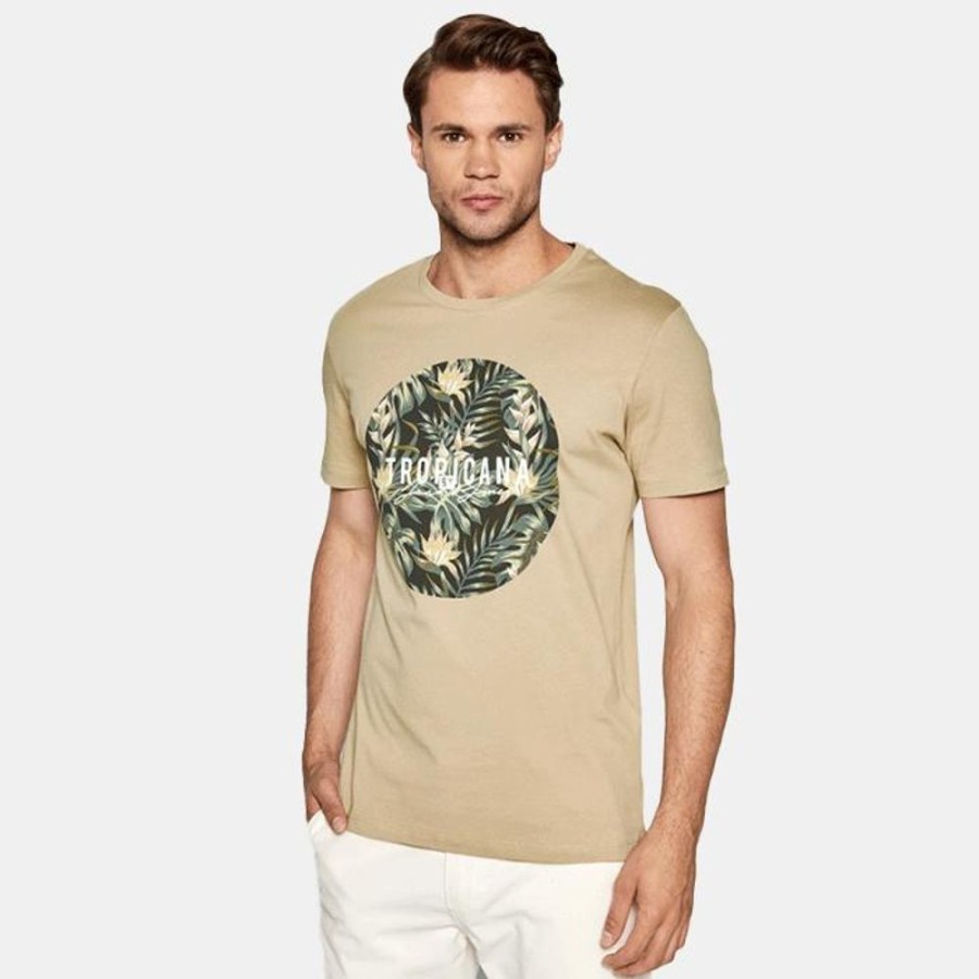 Hommes Jack & Jones | Jjcoastal Shape Tee Ss Crew Neck