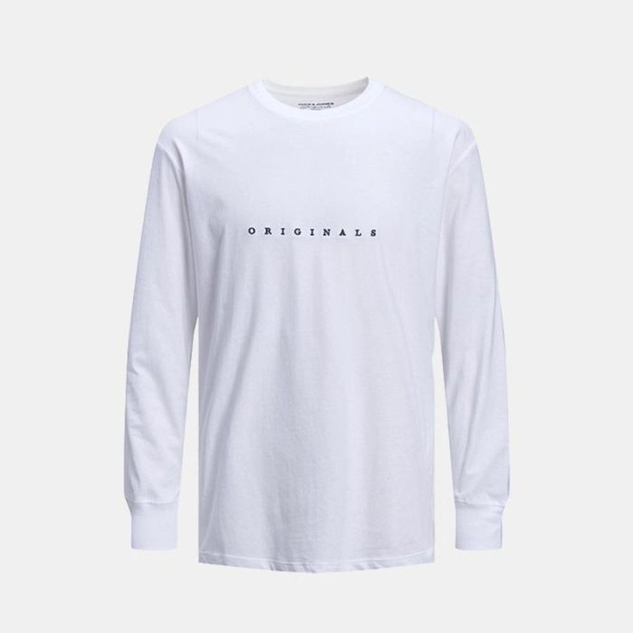 Hommes Jack & Jones | Jorcopenhagen Tee Ls Crew Neck Ln