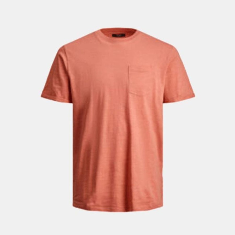 Hommes Jack & Jones | Jprblatropic Solid Ss Tee Crew Neck Sn