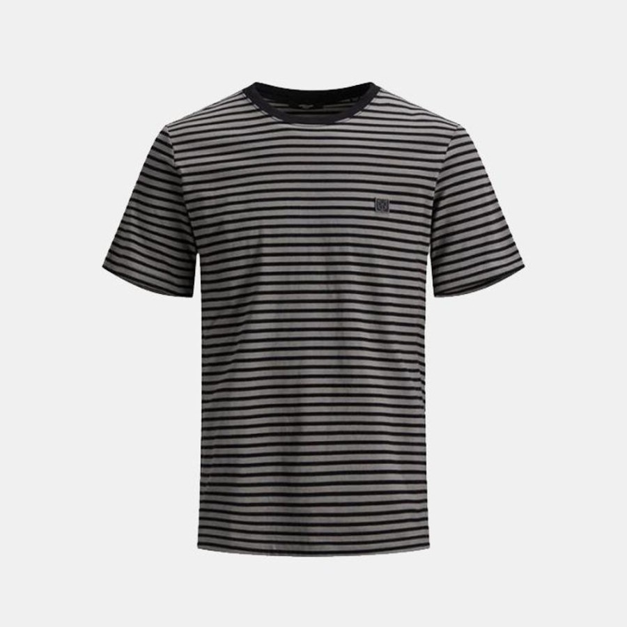 Hommes Jack & Jones | Jprblastudio Ss Tee Stripe Ltn