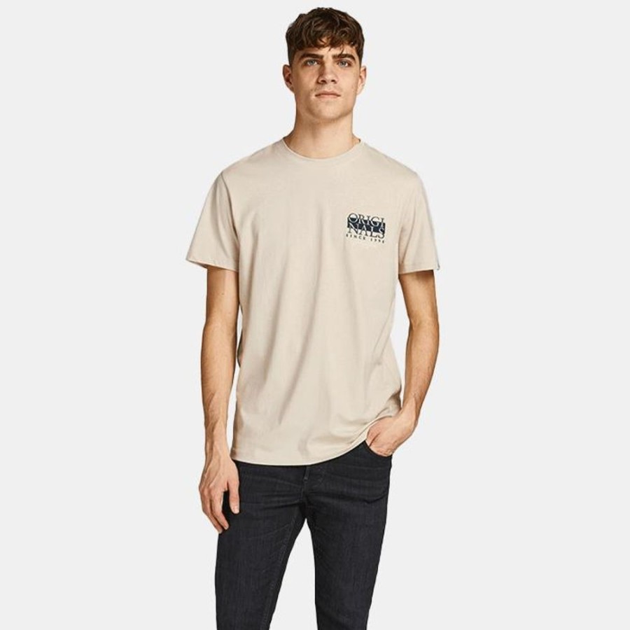 Hommes Jack & Jones | Jorblocks Smallscale Tee Ss Crew Neck