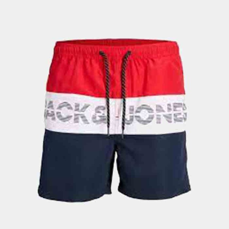 Hommes Jack & Jones | Jpstfiji Jjswim Colorblock Sn