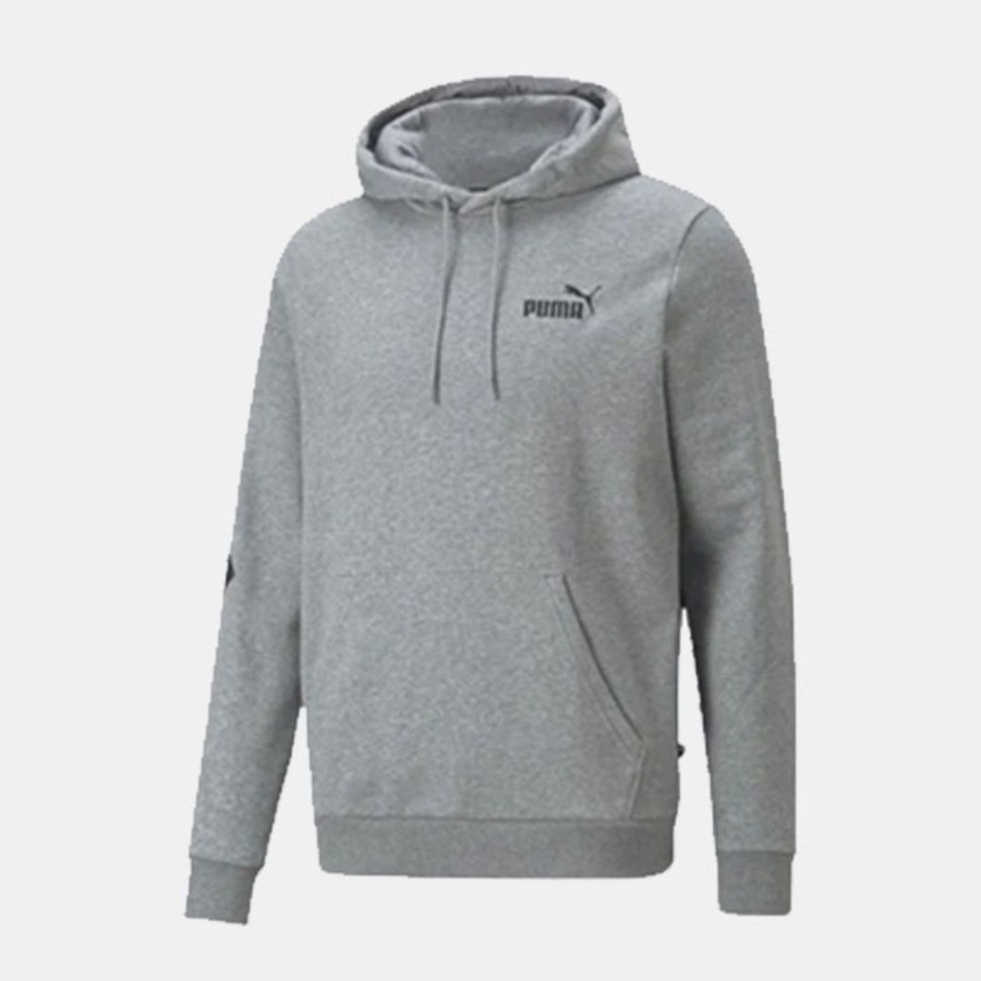 Hommes Puma | Puma Power Logo Hoodie Fl Medi