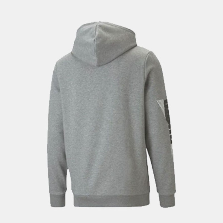 Hommes Puma | Puma Power Logo Hoodie Fl Medi