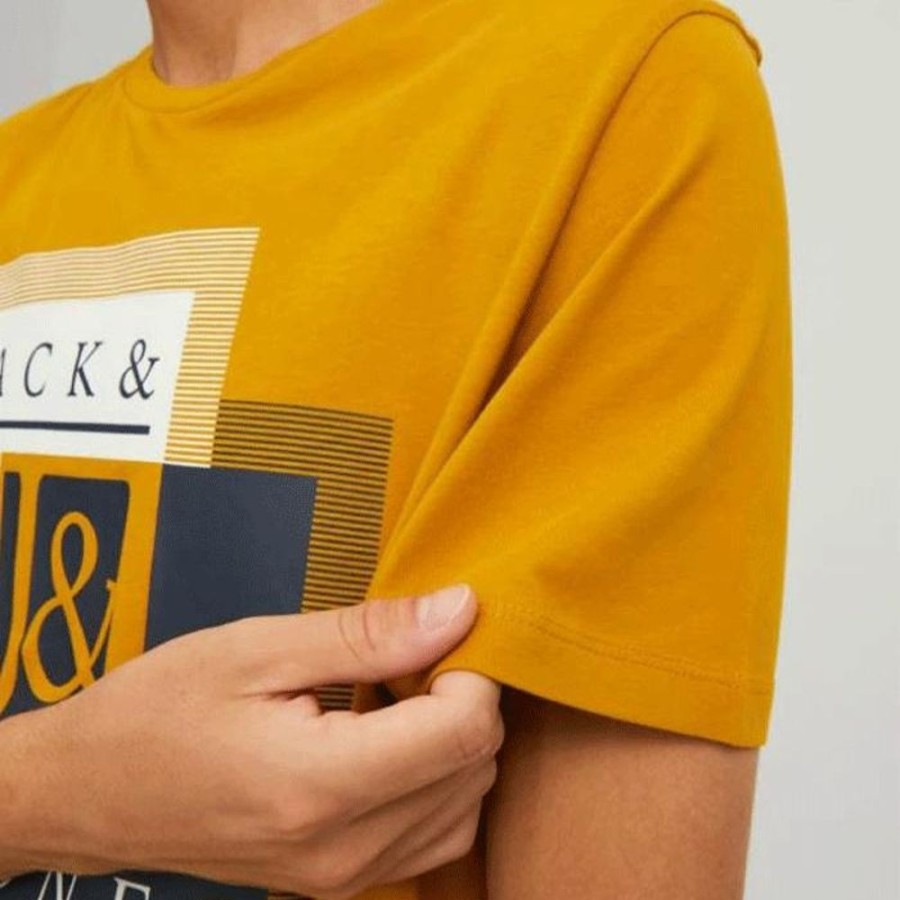 Hommes Jack & Jones | Jjastha Tee Ss Crew Neck