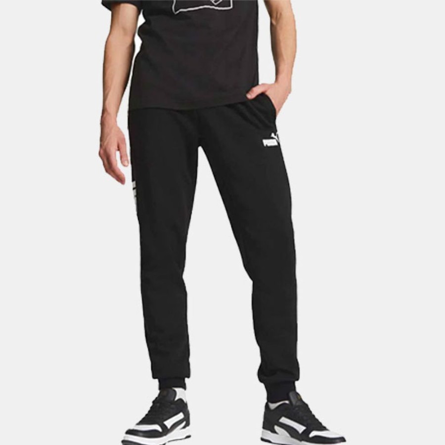 Hommes Puma | Puma Power Logo Sweatpants Fl