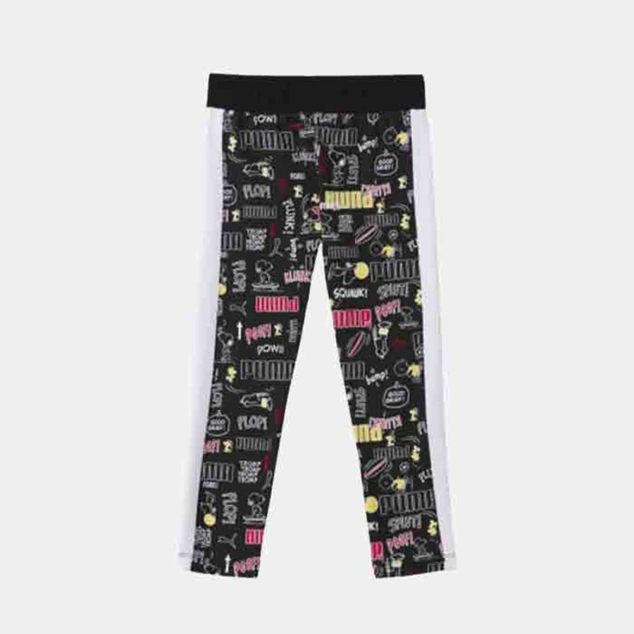 Enfants Puma | Puma X Peanuts T7 Aop Leggings