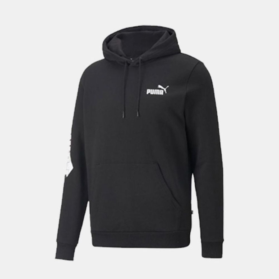 Hommes Puma | Puma Power Logo Hoodie Fl Puma