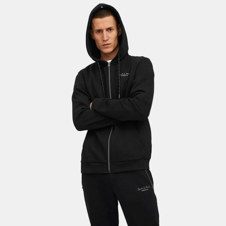 Hommes Jack & Jones | Jcoberg Sweat Zip Hood Noos