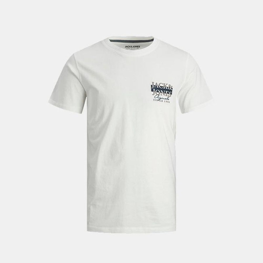 Hommes Jack & Jones | Jorblocks Smallscale Tee Ss Crew Neck