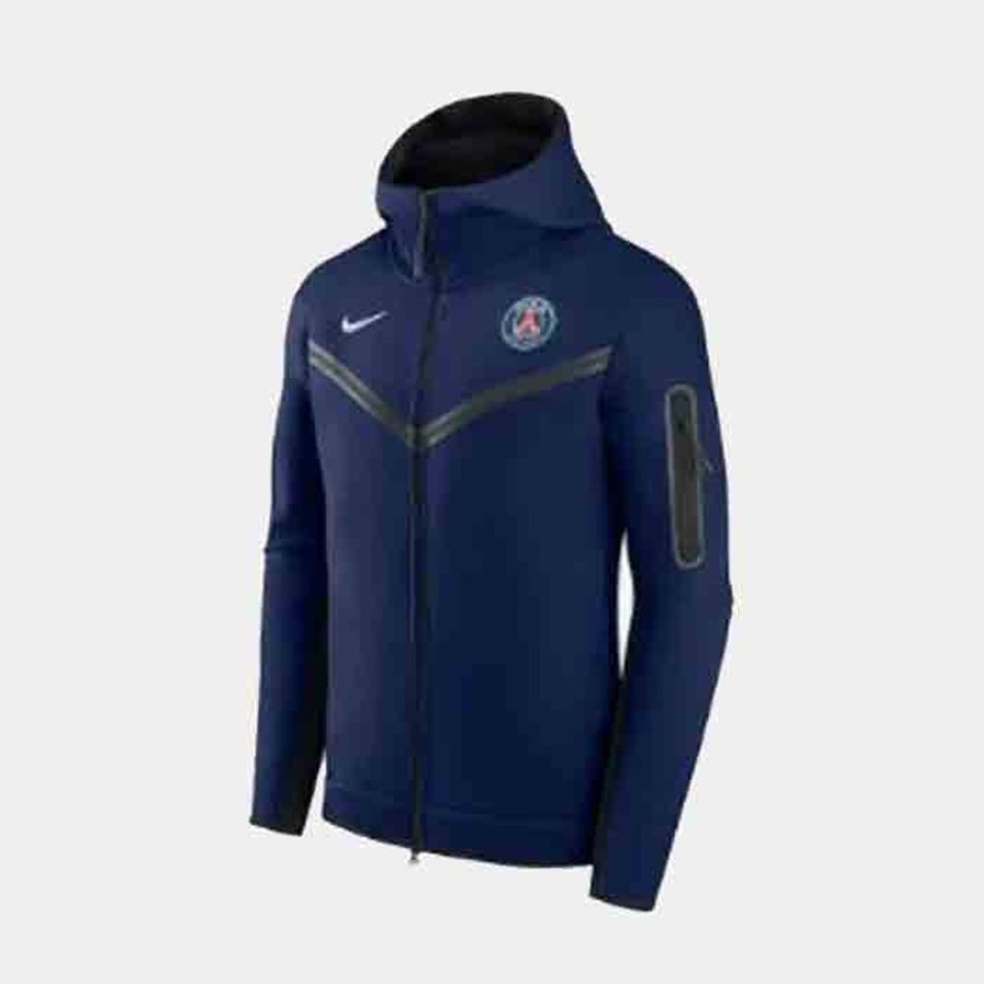 Hommes Nike | Psg M Nsw Tch Flc Hoodie Fz Wr