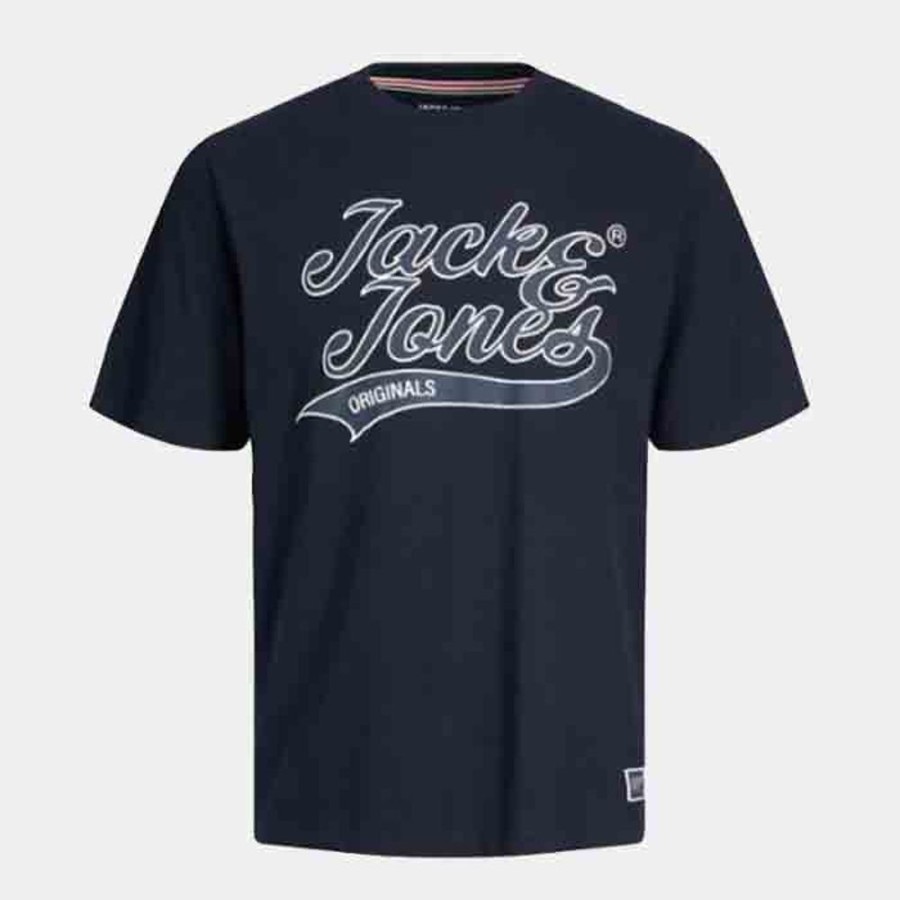 Hommes Jack & Jones | Jortrevor Upscale Ss Tee Crew Neck