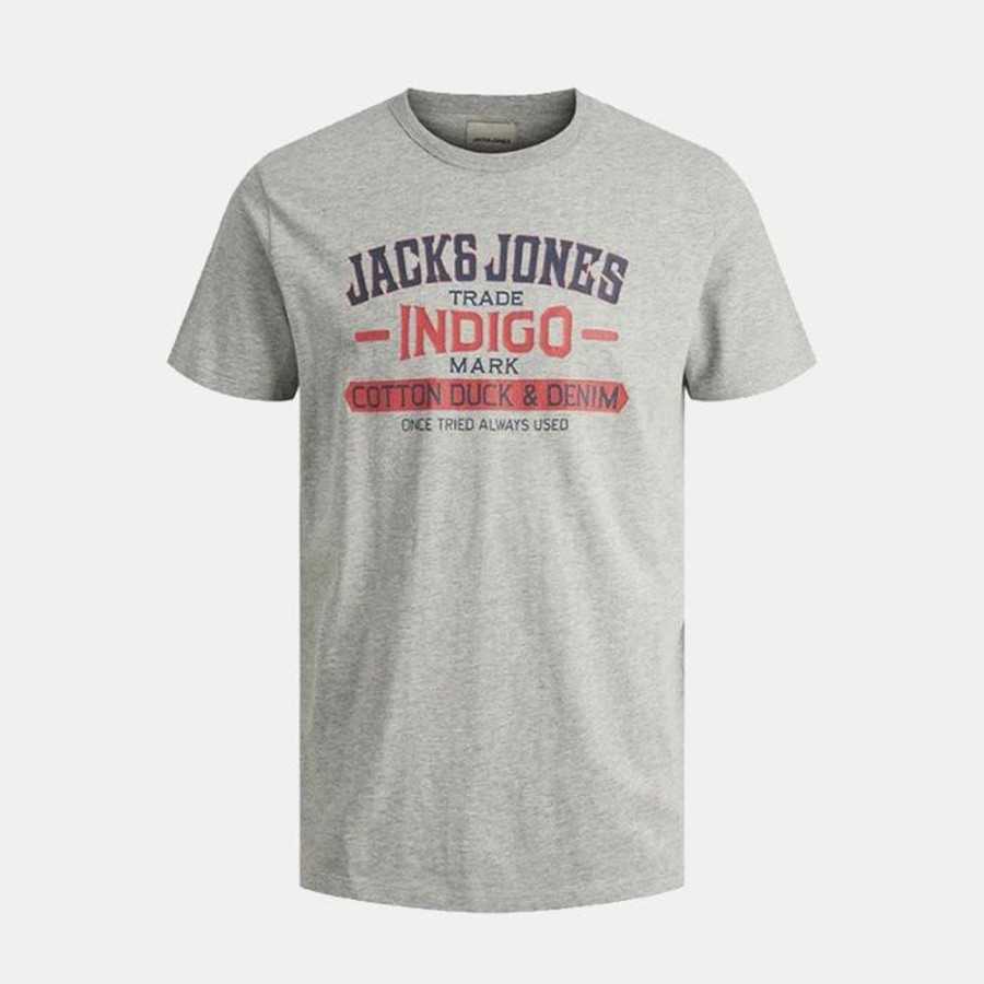 Hommes Jack & Jones | Jjnewdenim Tee Ss Crew Neck