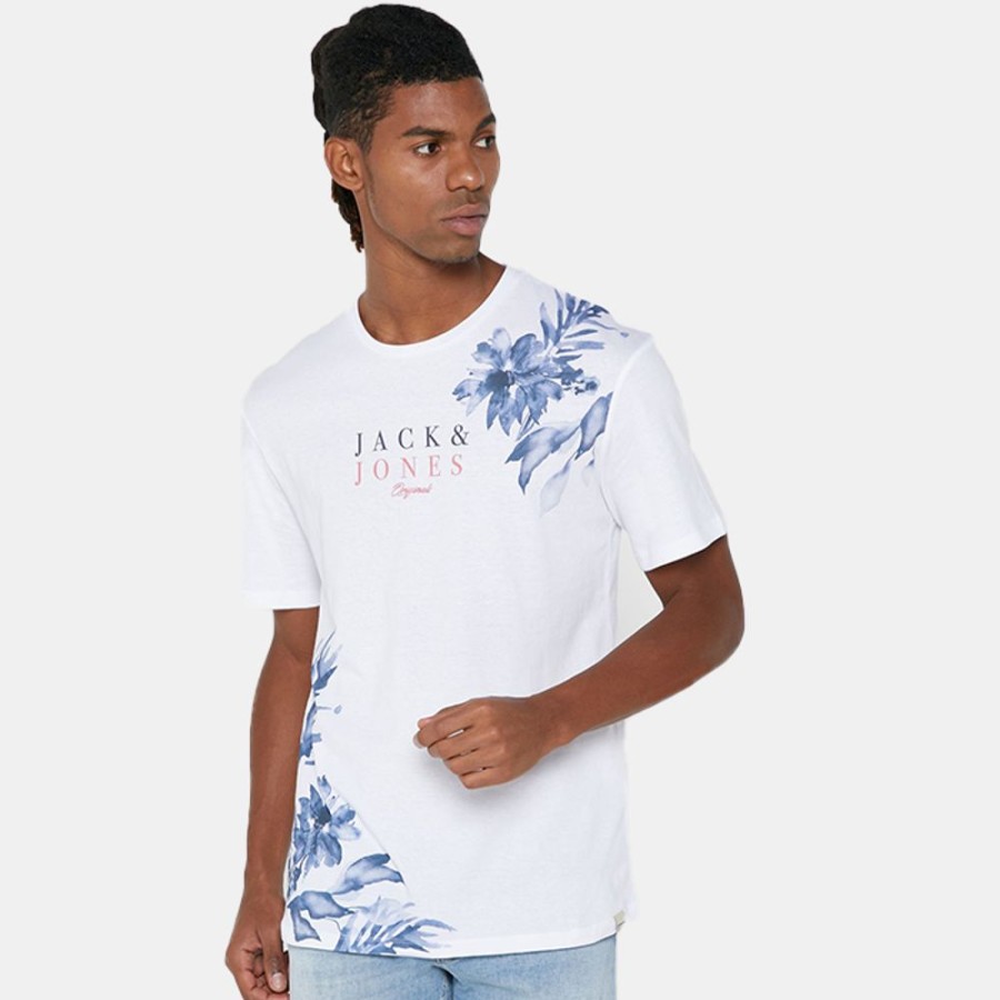 Hommes Jack & Jones | Jorcaliflo Tee Ss Crew Neck