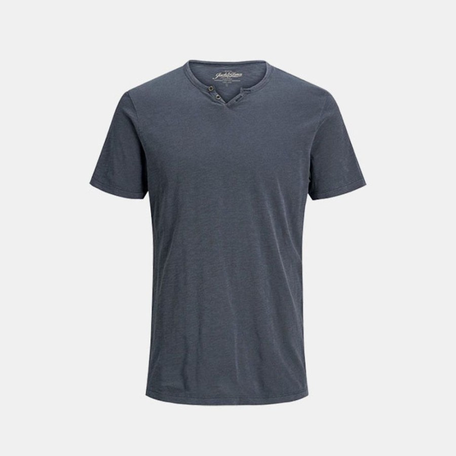 Hommes Jack & Jones | Jjesplit Neck Tee Ss Noos