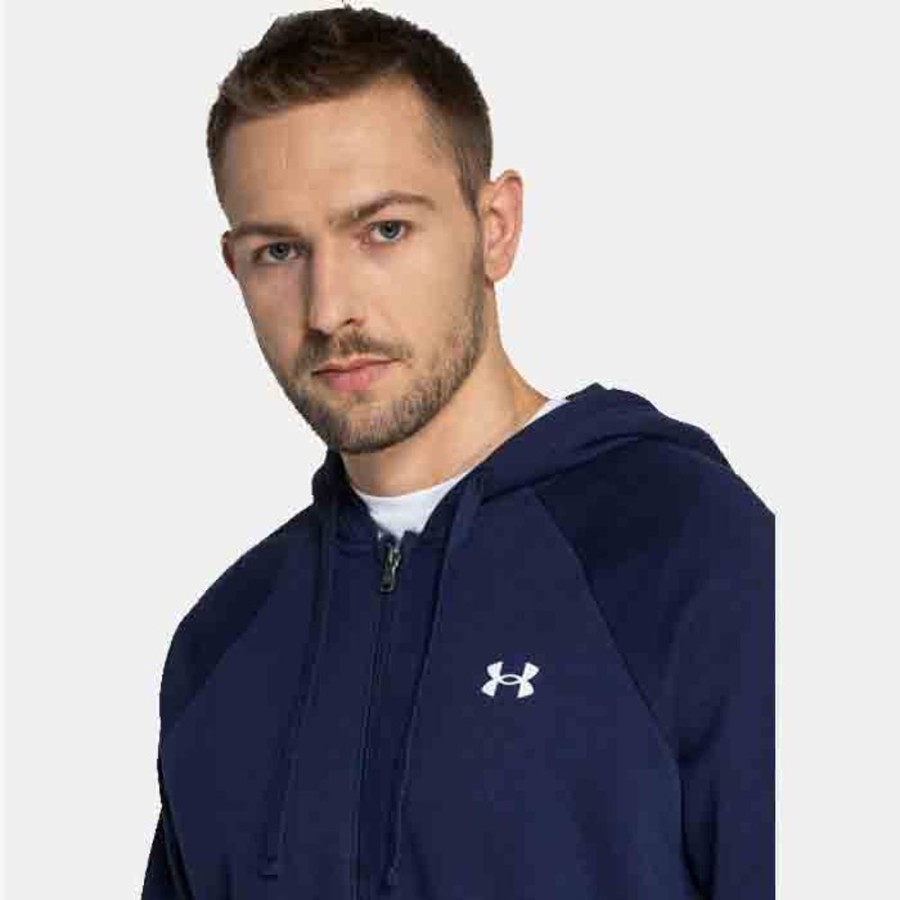 Hommes Under Armour | Ua Rival Cotton Fz Hoodie