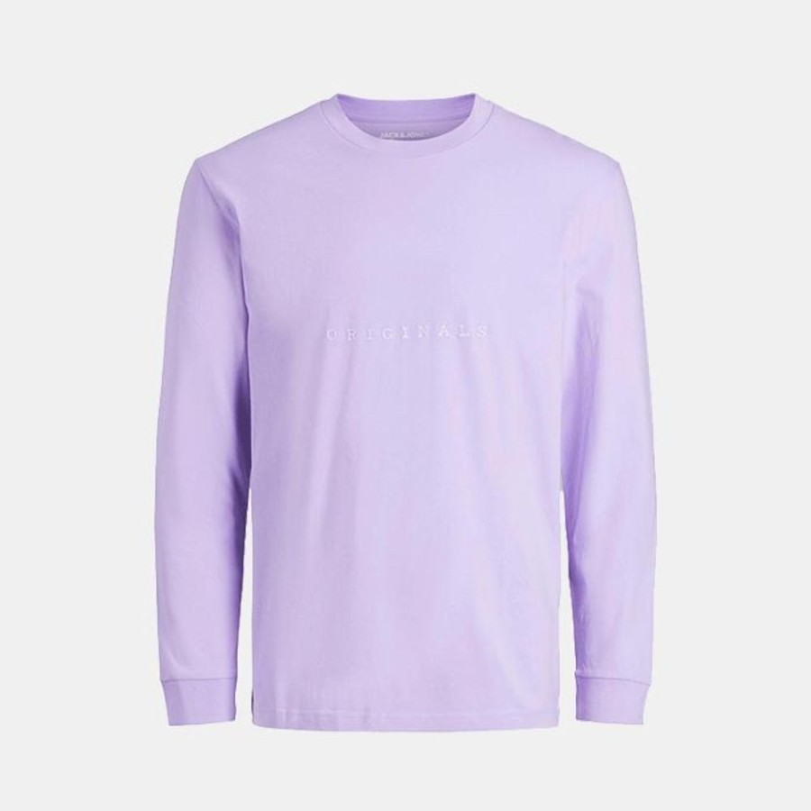 Hommes Jack & Jones | Jorcopenhagen Tee Ls Crew Neck Ln