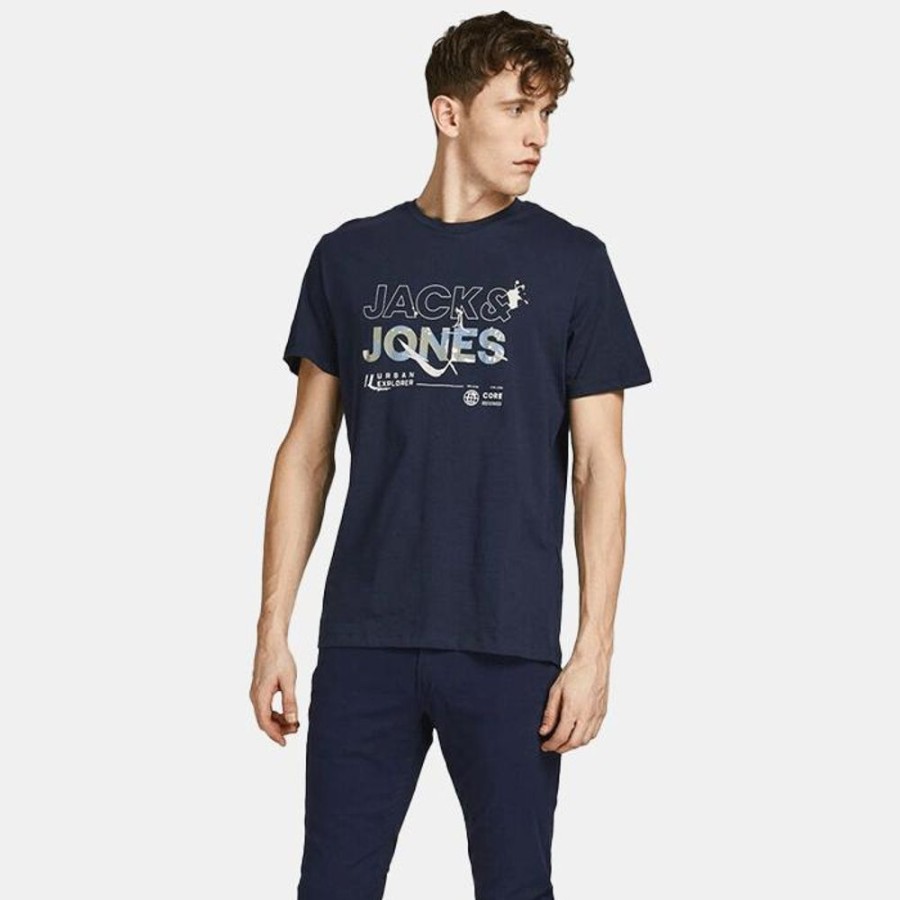 Hommes Jack & Jones | Jcogame Tee Ss Crewneck Ln