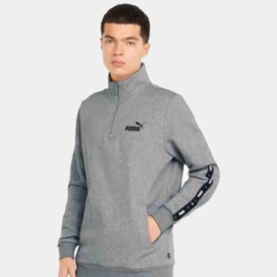 Hommes Puma | Ess+ Tape Half-Zip Fl Medium G